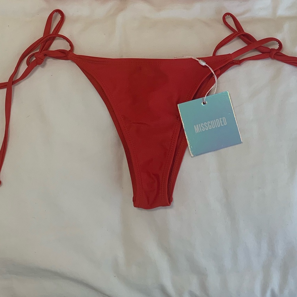 Misguided Tie Bikini Bottoms